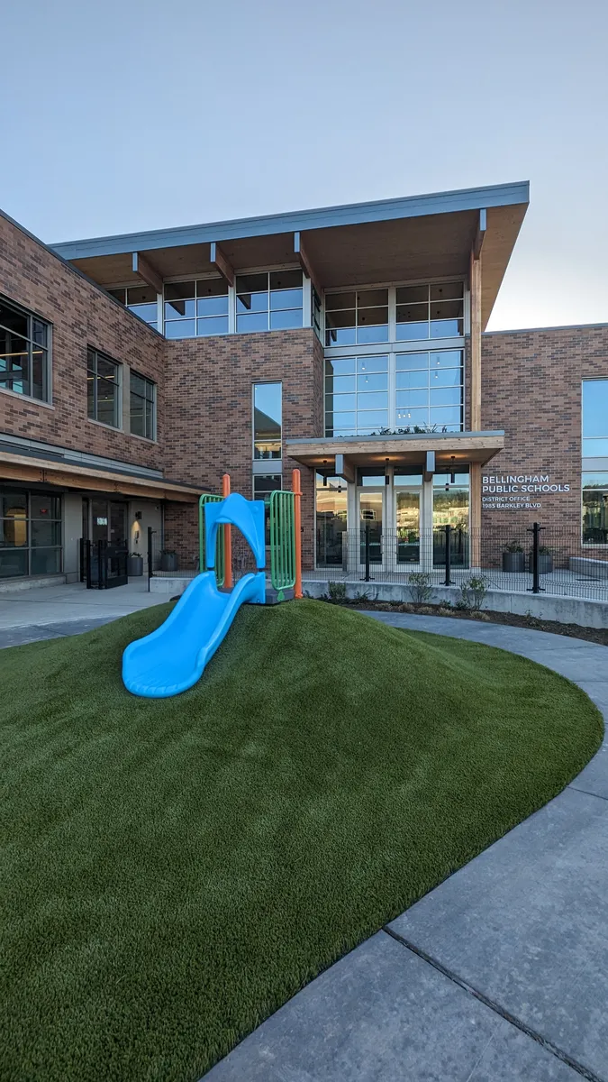 artificial turf on playgrounds